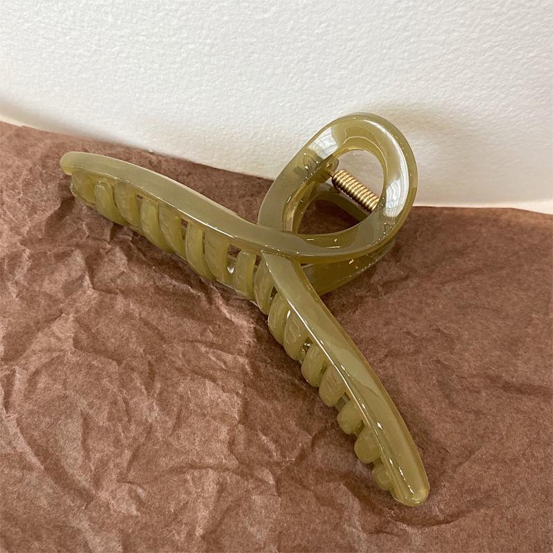 High-End Large Metal Claw Hair Clip for Women - Elegant Updo Accessory