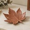 Fall Themed Accessory 3D Printed Maple Leaf Trinket Dish, Autumn Key Tray, Jewelry Decorative Dish Tray for Entryway, Thanksgiving Tabletop