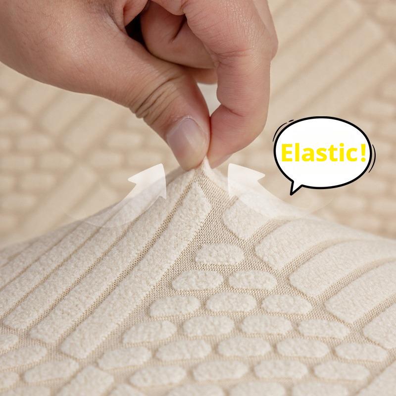 Anti-slip Thickened Chair Cover Skirt Backrest Integrated Chair Cover Elastic Home Restaurant Chair Cover Four Seasons Universal