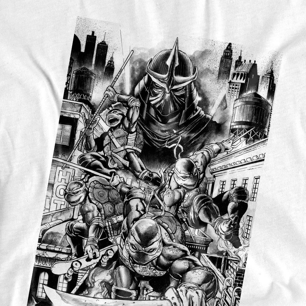 Teenage Mutant Ninja Turtles Unisex Adult Take Down Shredder T-Shirt