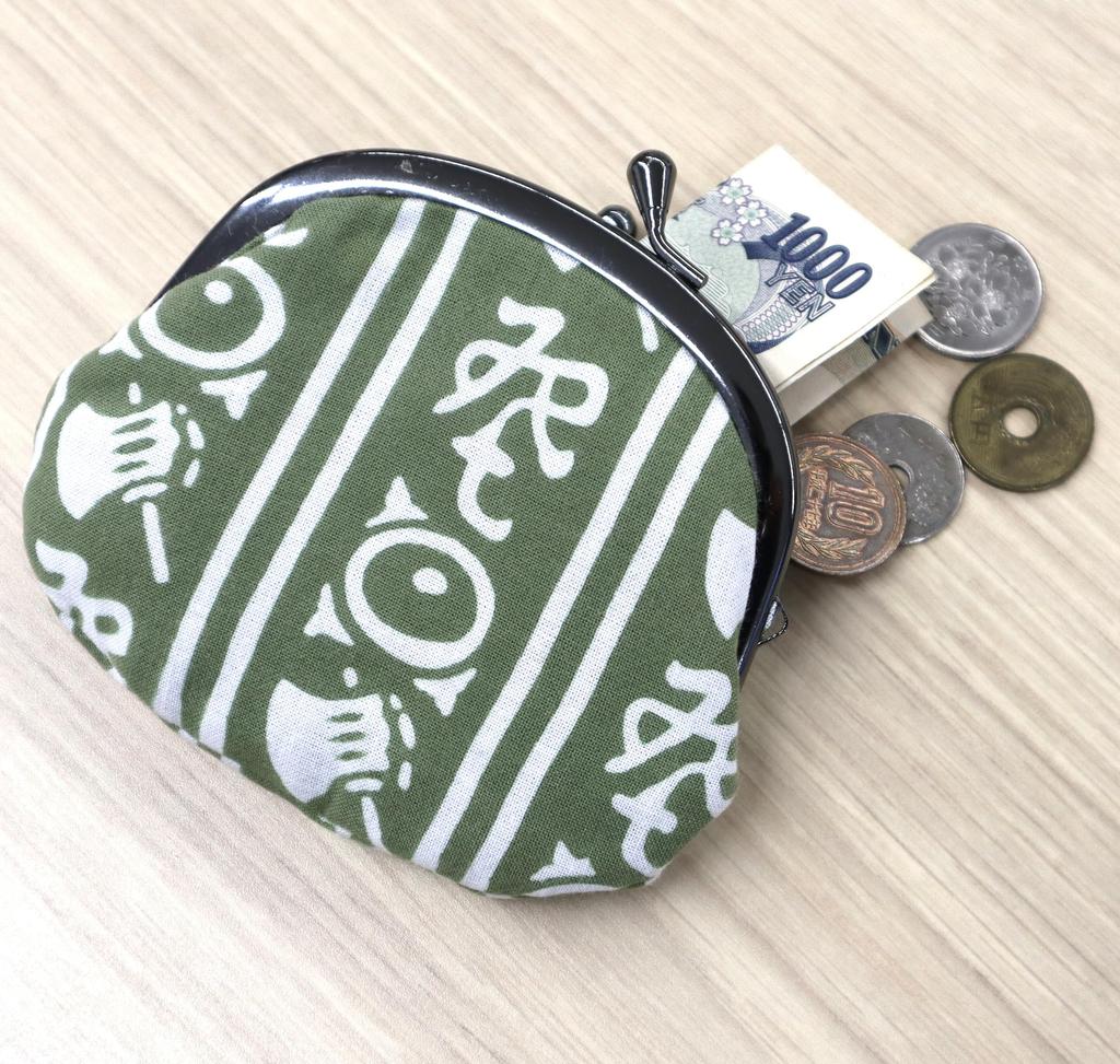 Maruzen Japanese Pattern Wallet Coin Case Bleached Clasp Purse Good Things To Know 0 3.3-inch