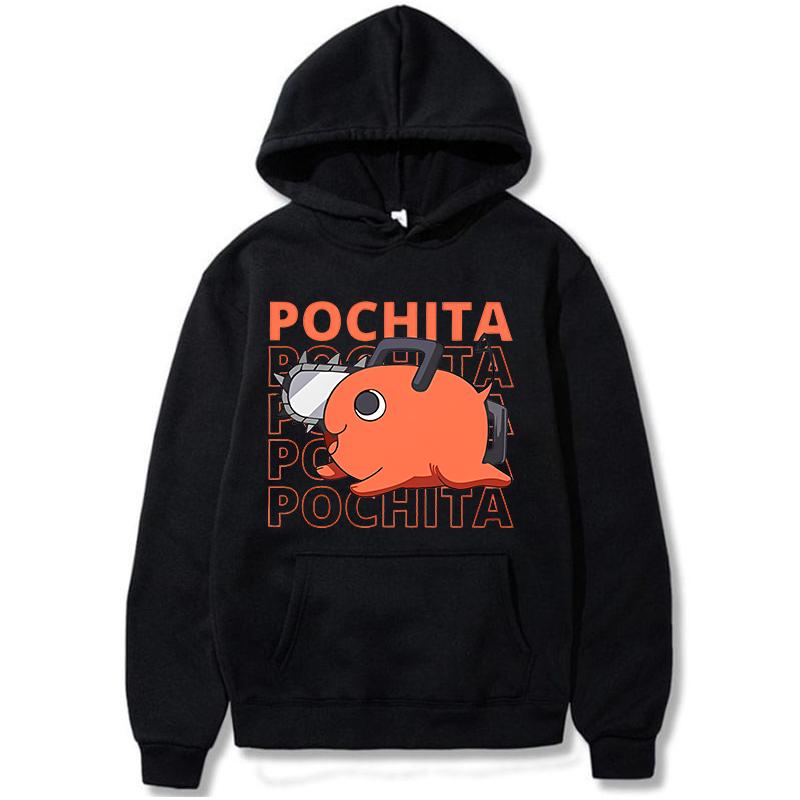 New Style Anime Hooded Sweatshirt - Unique Popitata Pattern Printed Sport Shirt - Fall/Winter Style - Casual and Fashionable