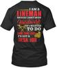 Cool Sarcastic Lineman Premium T Shirt Premium T Shirt