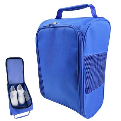 Oxford Cloth Golf Shoe Bag Breathable Sneaker Storage Bag Zippered Golf Sneaker Organizer
