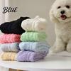 Cozy Pajama Socks Thickened Plush for Women Thermal Sleep Socks Coral Fleece Warm Cute Macaron Color Soft House Floor Winter Autumn Cold Weather Non