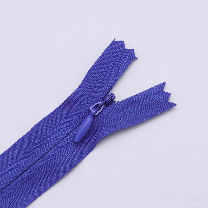 Color No. 3 Nylon Closed-End Zipper for Cushions, Pillows, and Dresses - Home Textiles & Clothing Accessories
