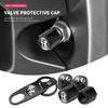 Car Keychain Keyring Tire Valve Cap Car Styling Accessories For Alfa Romeo Giulietta GT 159 147 156 Mito Brera Giulia F1 rvcr43