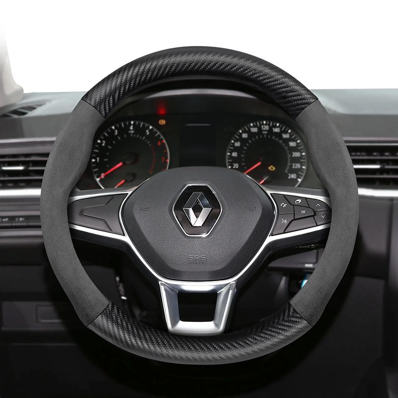 Für Renault Lenkradbezüge: Mégane 3, 2, 4, Clio 4, 5, Trafic, Scenic 2, Austral, Kangoo, Arkana, Kadjar. Zubehör.
