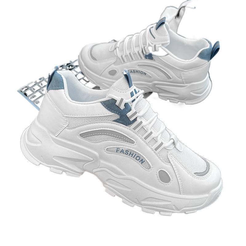Sports new summer mesh student mesh shoes casual dad heightening white shoes spring