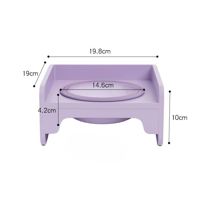 Cat Combination Square Table Bowl Dog Feeder Drinking Bowl Multi-functional Leak-proof Elevated Dog Bowl Cat Bowl Pet Bowl