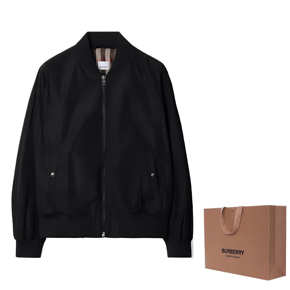 Burberry Baseball Jacket Men's Black 80842361
