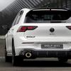 1 Stück 3D ABS Golf Logo Auto Buchstaben Logo Aufkleber Heckstoßstange Abzeichen Auto Heckklappen Emblem Aufkleber Zubehör für Volkswagen Golf VW UT8