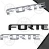 1PCS Metal Letter For Forte 3D Emblem Car Rear Trunk Decals Badge Auto Accessories Styling