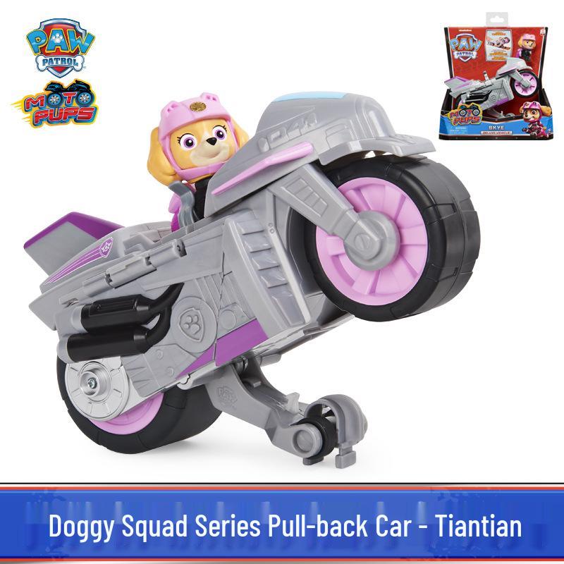 Paw Patrol Wild Cat Rescue Pull-Back Motorcycle Toy