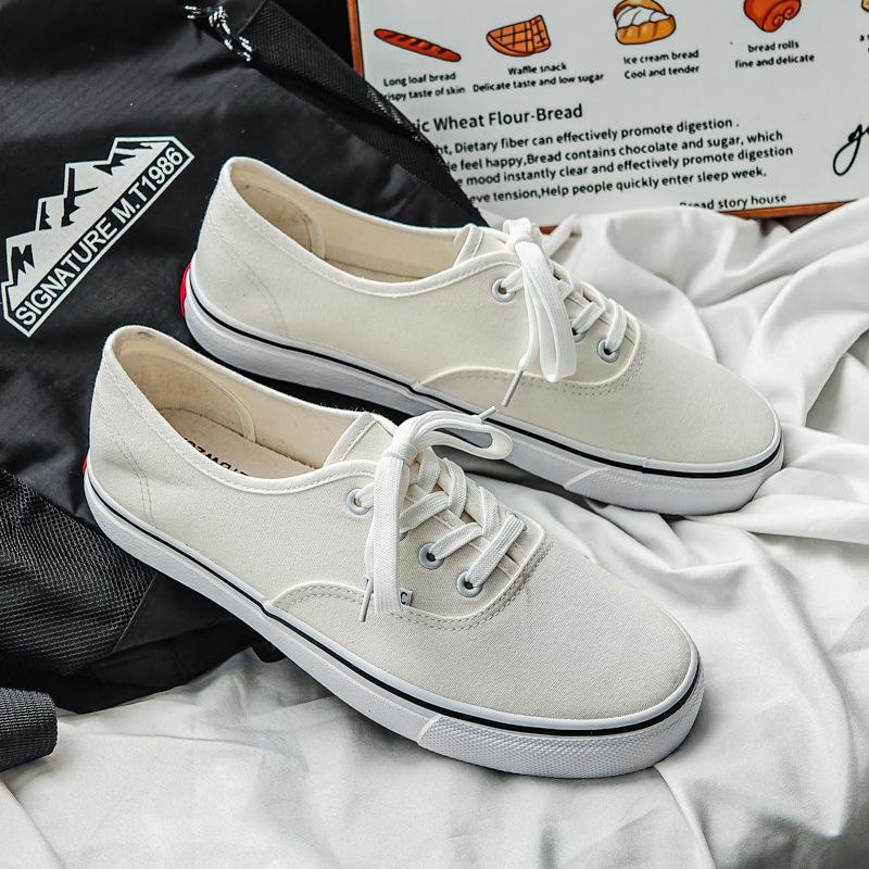 Spring new low-top canvas shoes breathable student board shoes