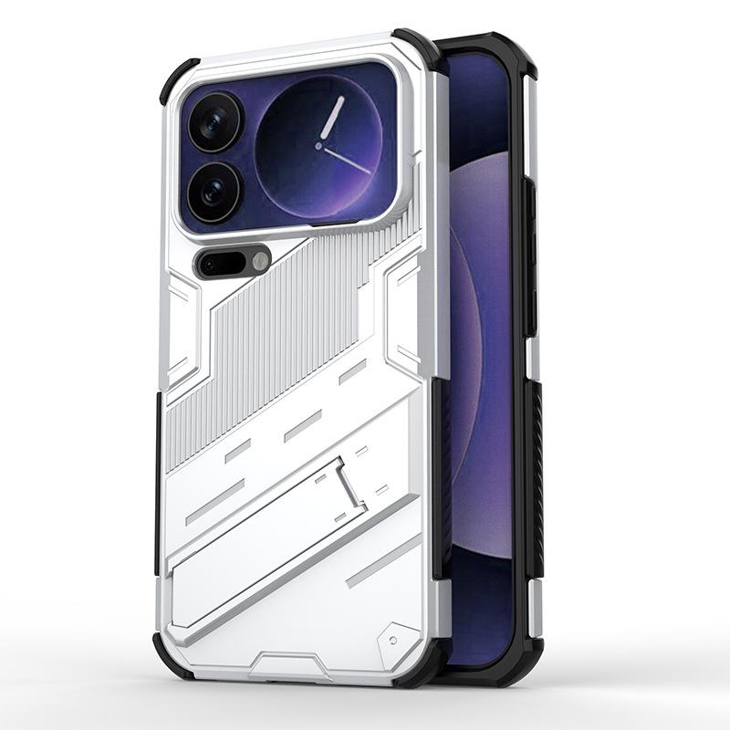 Applicable to Xiaomi 17ProMax punk phone case Xiaomi 15TPro bracket Xiaomi 14T anti-drop protective case