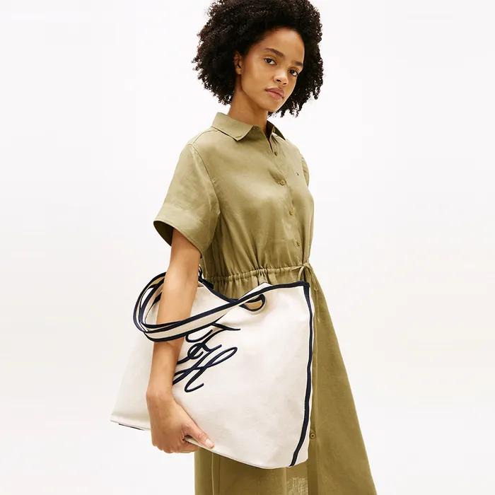 Summer Canvas Tote Bag_Dark Navy