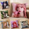 YUQI Chinese Singer Cushion Cover Soft Plush Double-Sided Printed Sofa Pillow Cushion Cover | Cozy All-Season Durable Decor Gift