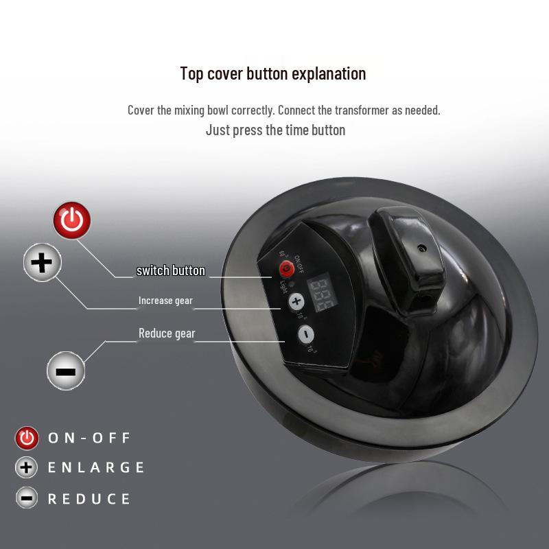 Electric Automatic Hairdye & Conditioning Mixing Bowl