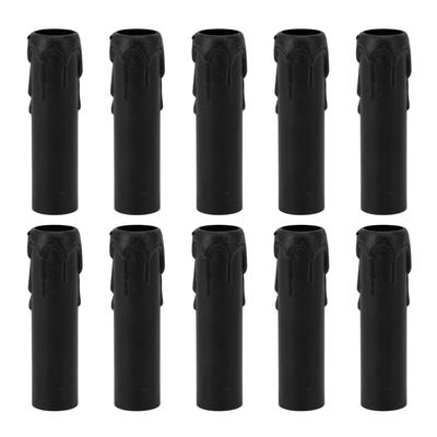 10 ks 4palcových krytů na svíčky, simulace vintage voskových kapek, kryty objímek svíček pro lustr