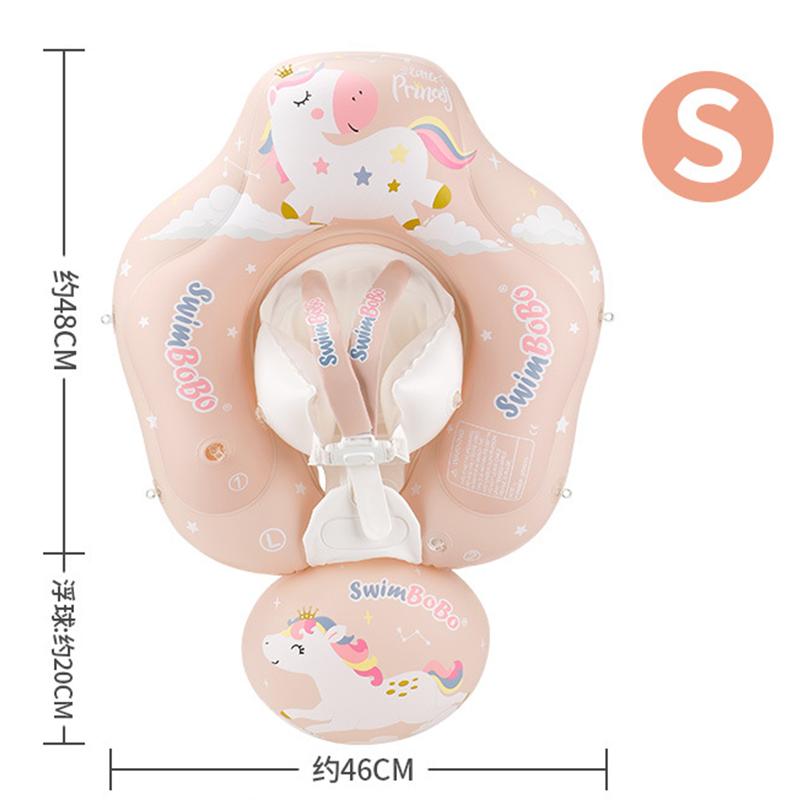 Swimobo Summer Children s Swimming Inflatable Floating Ring Thickened Pink Pony Outdoor Swimming Toy Gift