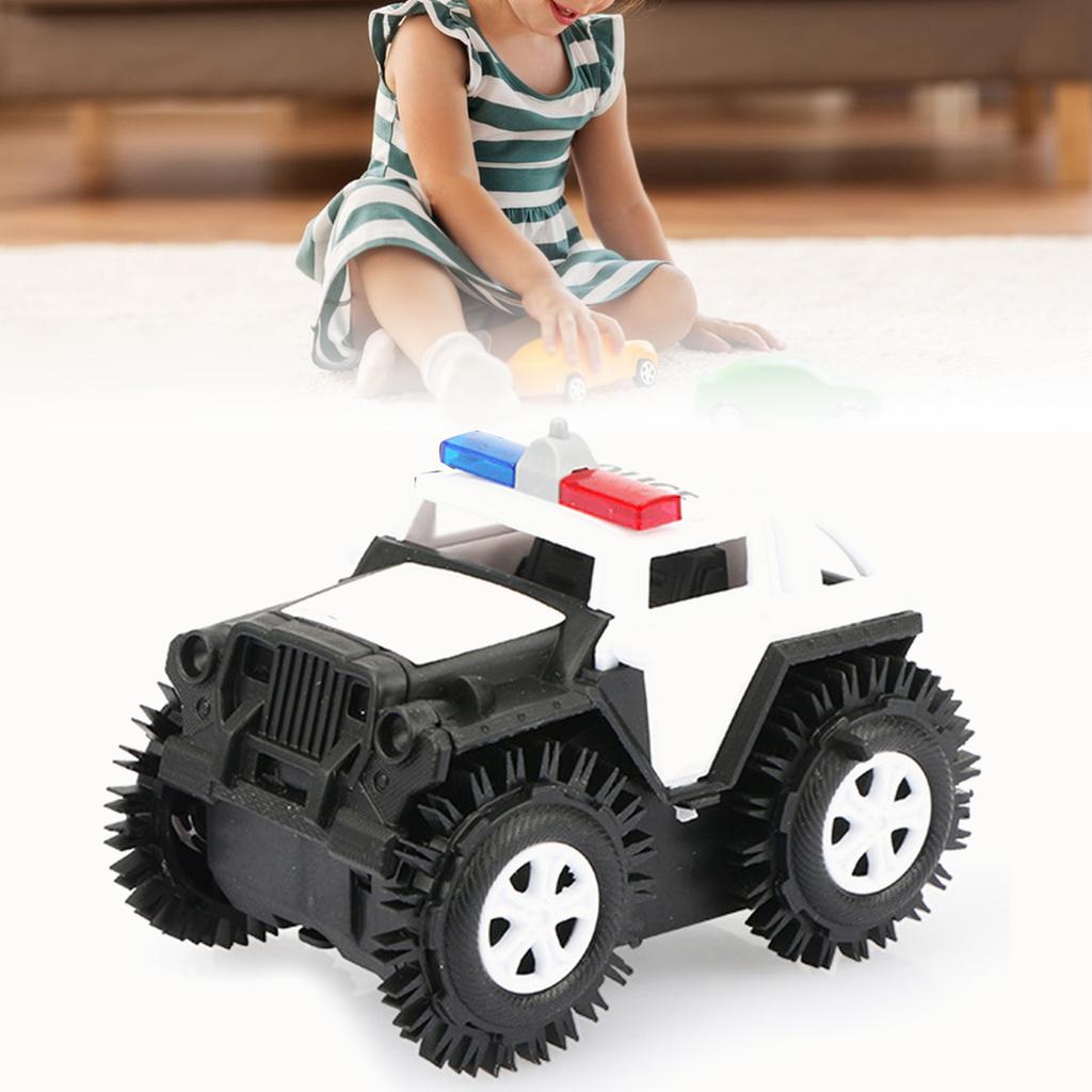 Kids Electric Flipping Truck Automatic Flipping Stunt Simulation Policed   Flipping Vehicle Toy for Boys Girls
