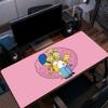 Simpsons Mouse Pad, Large Gaming Desk Mat, Non-slip XXL Mousepad for Laptop & Tablet, Mini PC Playmat with Stitched Edges