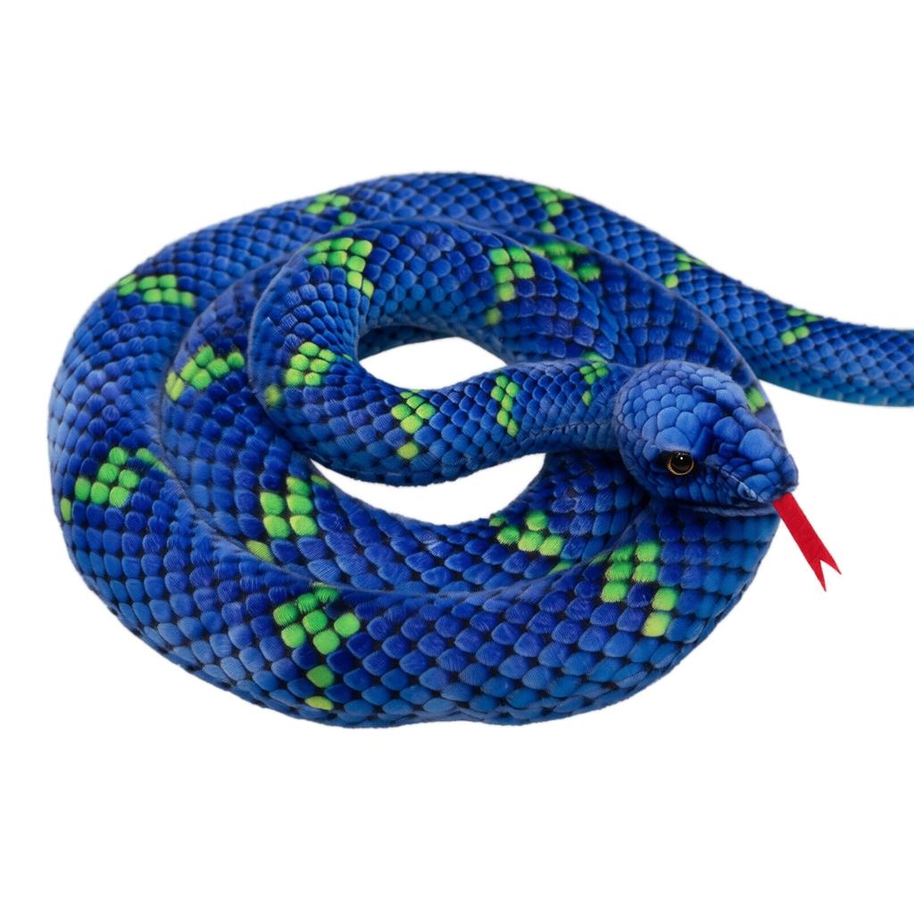 Realistic Plush Snake Toy - Soft Fake Snake for Pranks, Gifts and Halloween Decorations