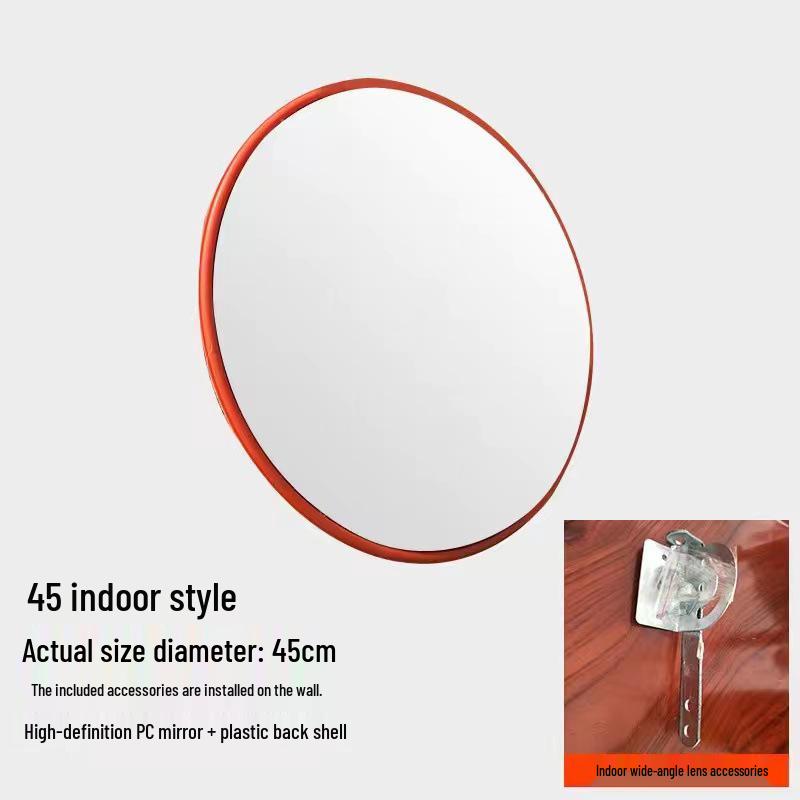 Miroir de circulation grand angle: Miroir Convexe Extérieur/Intérieur pour la Sécurité Routière et l'Antivol, Parfait pour les Coins de Garage