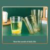 Household Transparent Cup Water Cup Multifunctional Juice Beverage Cup Simple Solid Color Acrylic Multilateral Drinking Cup