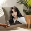 Korean Female Singer Irene Pillow Case Linen Cushion Covers For Decorative Sofa Home Pillows Case Car Chair Pillows Cases