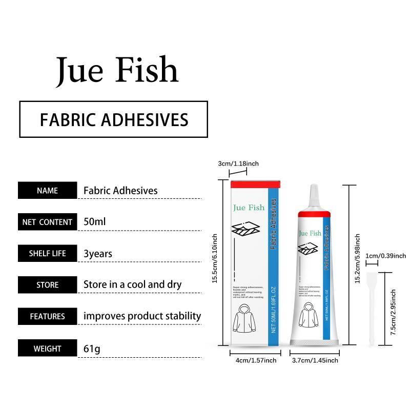 Fabric Glue Quick Dry Fabric Patching Glue Versatile Fabric Repair Seam Adhesive Waterproof Agent For Clothing Textiles