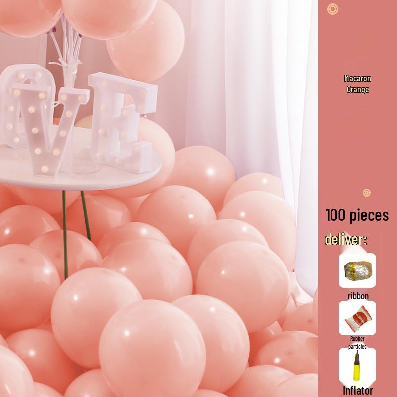 Pink Macaron Balloons: Non-Toxic Birthday Decor for Kids' Parties