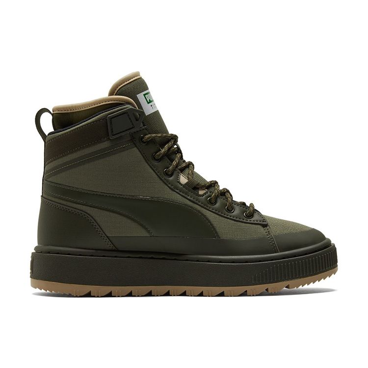 Puma Suede Mid Wtr Casual High-Top Sneakers Unisex Sneakers Brown-Olive 380708-03