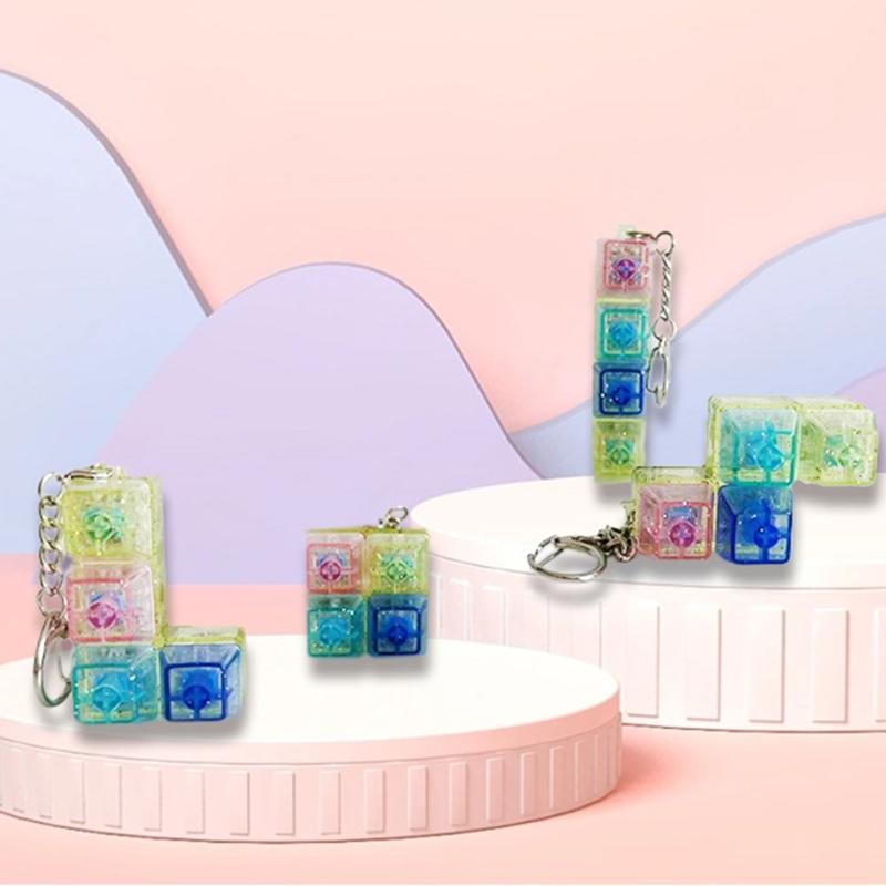 Pack of 5 Keyboard Fidgets Toy with Removable Keycap Design for Anxiety Reduction and Fun Engagement