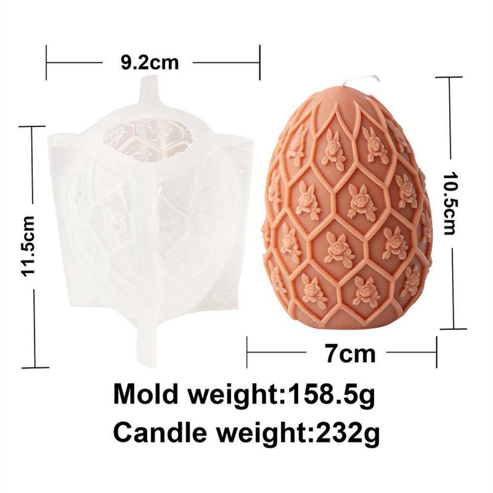 Embossed Floral Mold Holiday Decor Rose Tulip Mold Easter Egg Mold Rose Tulip For Easter Festivities Baking Enthusiasts DIY