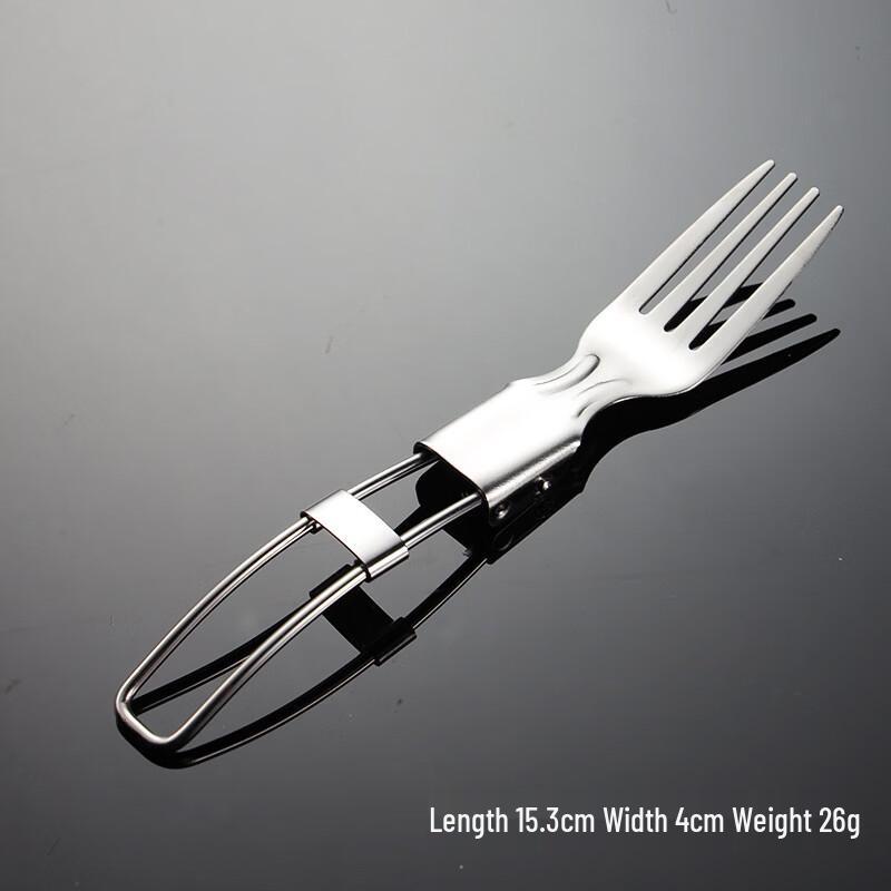 

Qiān Xīng 15-Pack Portable Folding 304 Stainless Steel Fork Set