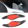 Carbon Fiber Steering Wheel Paddle Shifter Extension Gear Shift Trims For BMW 2 3 4 5 6 7 8 Series X3 X4 X5 X6 X7 G20 G30