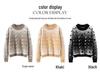 2025 Autumn/Winter Women's Pure Australian Wool Jacquard Sweater - Thick, Cashmere-Feel, Half-High Neck, Loose Fit.