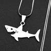 Cute Little Shark Ocean Chain For Women Men Stainless Steel Gold Color Hiphop Fashion Choker Party Necklace Jewelry Accessory