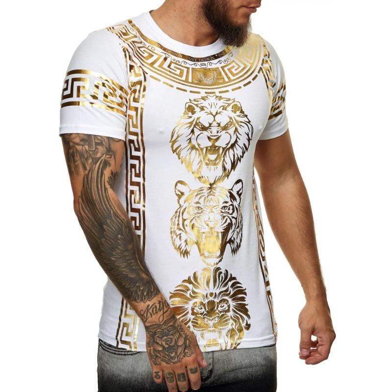 Men s Casual Street Sports Short Sleeve T-Shirt Design Oversized 3D Printing T-Shirt Men s Summer Round Neck Top T-Shirt XL