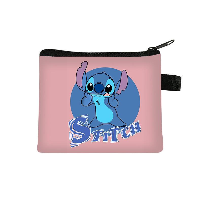 New Stitch Stitch Animation Peripheral Children'S Change Bag Portable Card Bag Coin Key Storage Bag