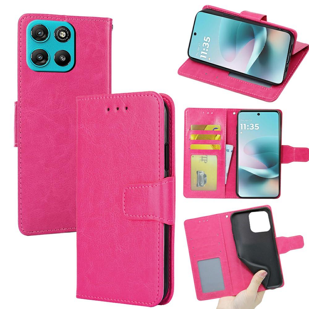 For Motorola Moto G67 Power 5G Case Wallet PU Leather + TPU Folding Stand Phone Cover