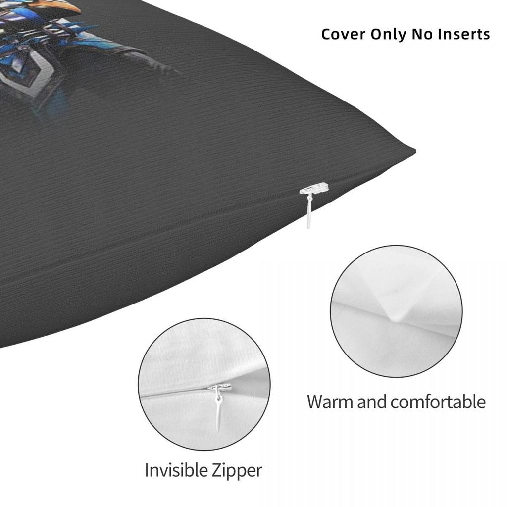 Mortal Kombat Sub-Zero Square Pillowcase Cushion Cover Pillow Case Throw Pillow Cover for Home Sofa Living Room