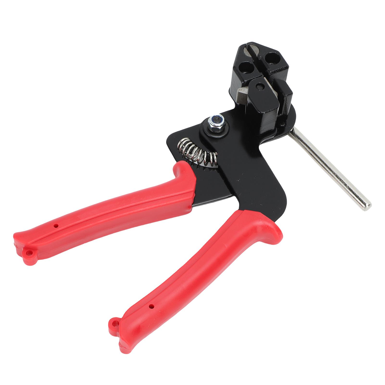 

304 Stainless Steel Cable Tie Tool Kit with 100 PCS Ties Cable Tie Cutting Tool 11.8 Inch 200LBS Tensile Strength for Chain Link Fence Exhaust Pipe