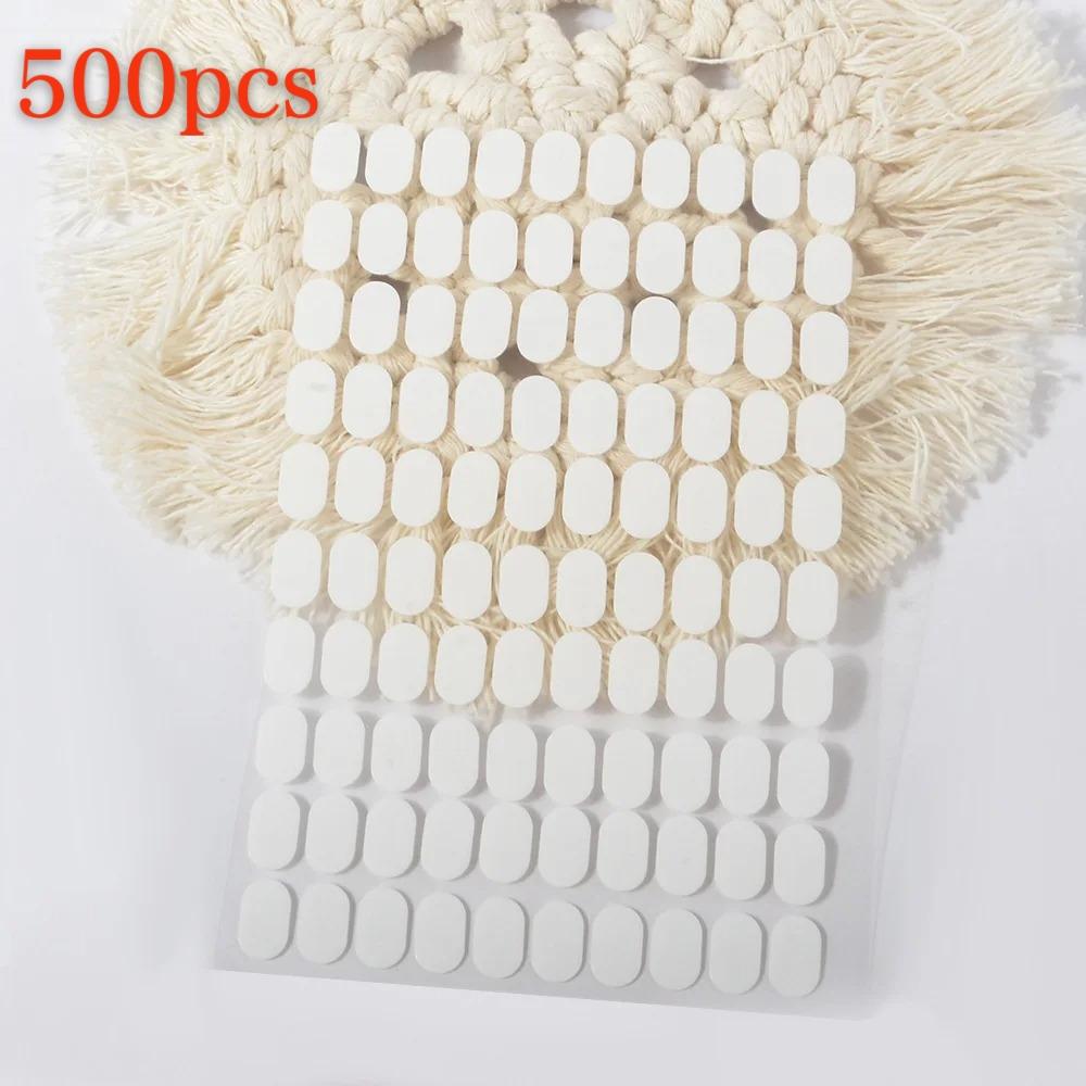 100-500Pcs Nail Double-side Adhesive Tape for False Nails Display Stand Tools Manicure Adhesive Strip Traceless Nail Display