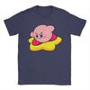 Mens Kirbys On a Star T Shirts  100 Cotton Clothes Vintage Short Sleeve O Neck Tees Plus Size TShirts