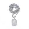 Hot Sale Hip Hop Diamond Square Pendant - Minimalist Cool Style