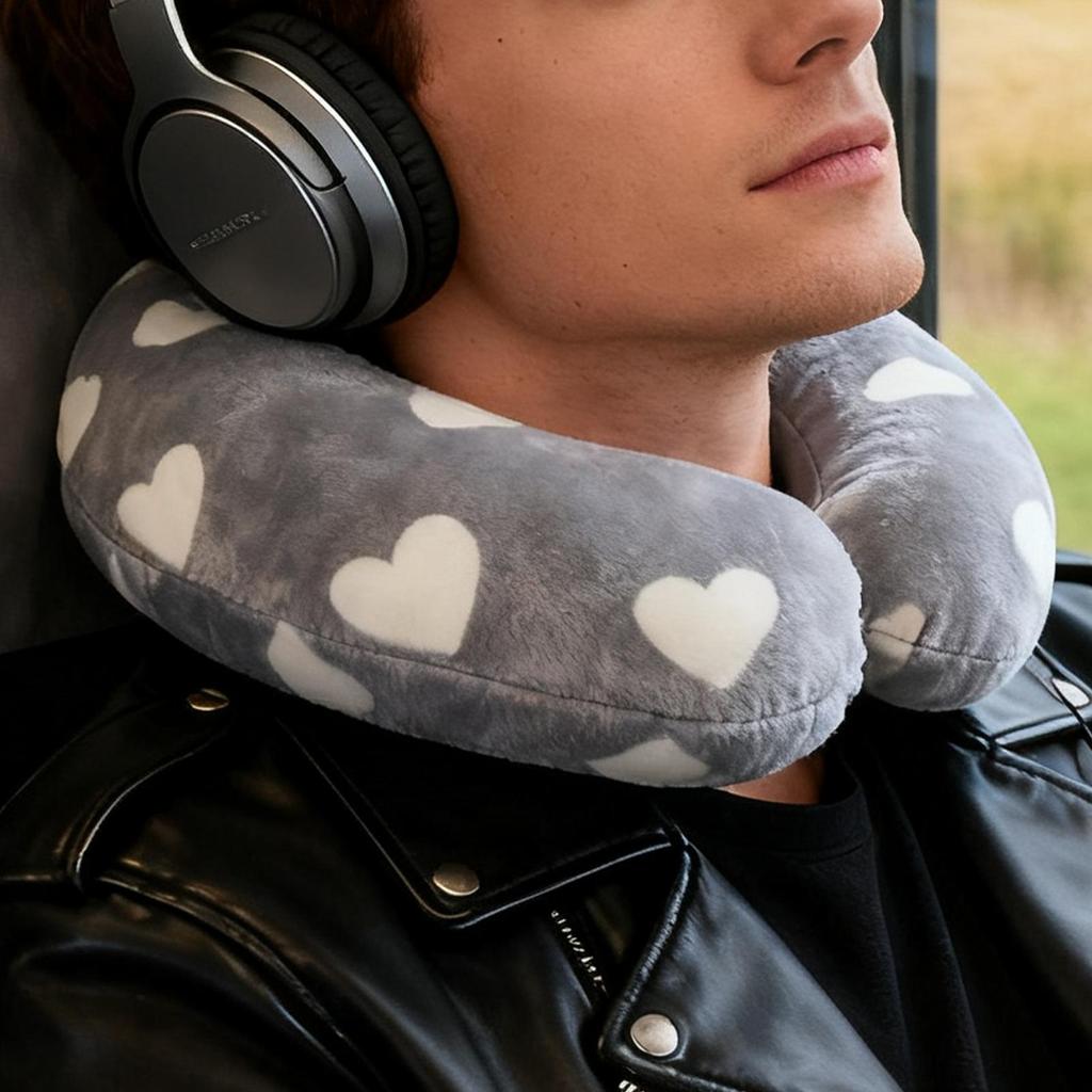 U Shaped Hot Water Bottle For Neck Heat Cold Wrap Pouch U Shaped Hot Water Bag For Neck Shoulder Women Men Kids Travel Winter