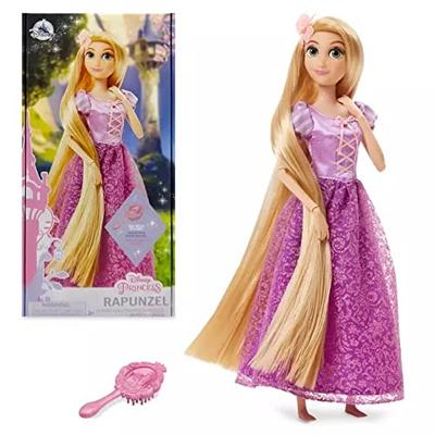 Disney Rapunzel Classic Puppe 2021 mit Haarbürsten-Zubehör [Parallelimport] Rapunzel Classic Puppe – Rapunzel – 29 cm